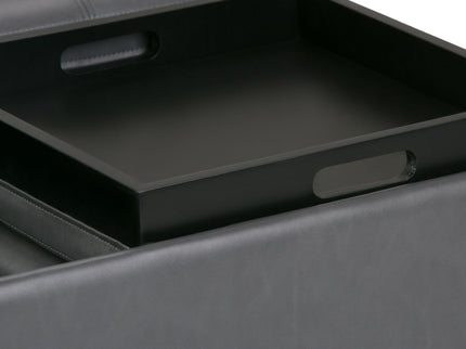 Avalon - Square Coffee Table, Storage Ottoman