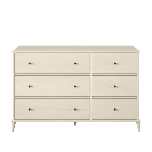 Farnsworth - 6 Drawer Dresser - Ivory