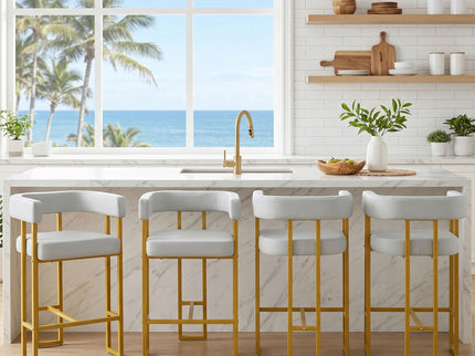 Modern Counter Height Bar Stools With U - Shaped