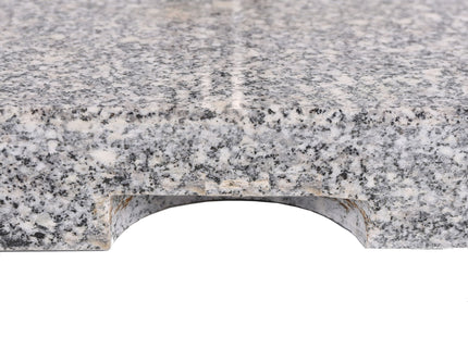 Umbrella Holder Square 55 Lbs Umbrella Base - Natural / Gray