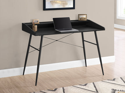 Computer Desk For Home Office, Sturdy Construction, Storage Shelves