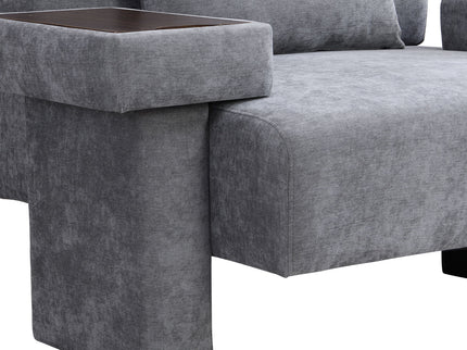 Modern Oversized Armchair With Soft Cushion For Living Room