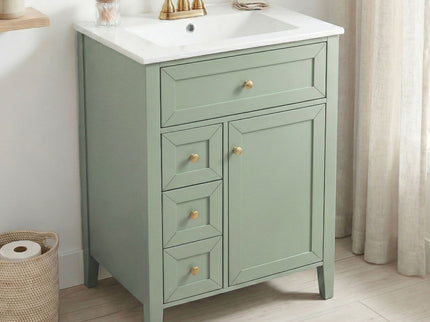 Bathroom Vanity With Sink, Soft Closing Cabinet