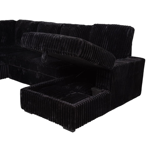 Thurston - Storage Sectional Sofa With Pop Up Bed