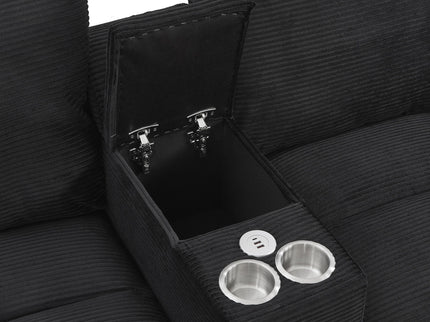 Modern U-Shaped Sectional Sofa With Storage Ottomans