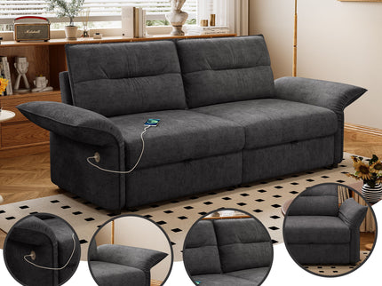 Sofa Bed With Convertible Design, Living Room Furniture