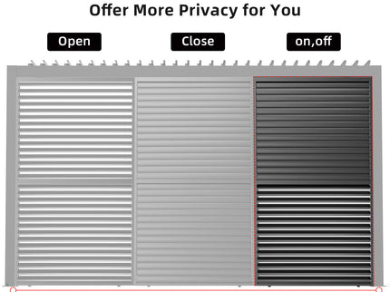 Louver Grille Frame & Louvers