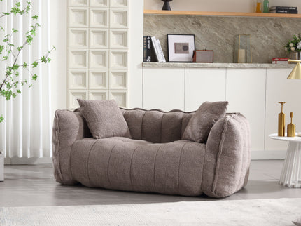 Cozy Beanbag Chair With High Resilience Foam Core For 2