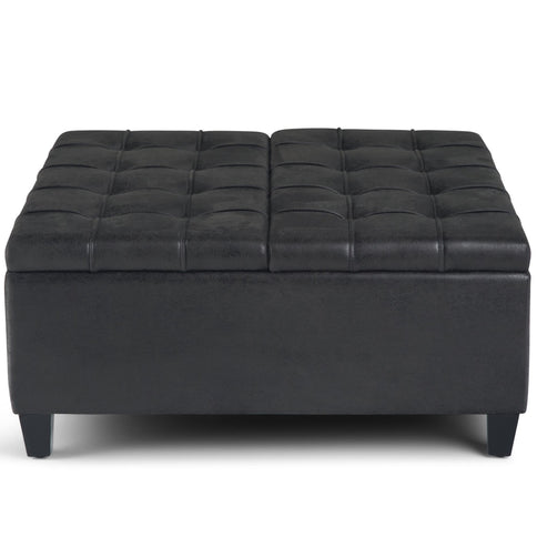 Harrison - Upholstered Coffee Table Storage Ottoman