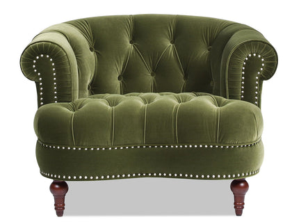 La Rosa - Victorian Tufted Upholstered Accent Chair
