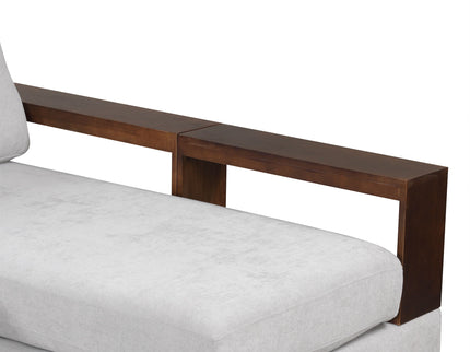 Sectional Sofa Upholstered Sofa Couch With Reversible Armrests For Living Room