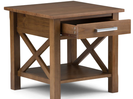 Kitchener - End Table - Medium Saddle Brown