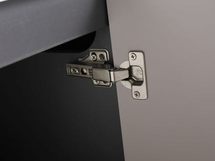 Contemporary Freestanding Bathroom Vanity With Resin Sink & Soft-Close Cabinet Doors