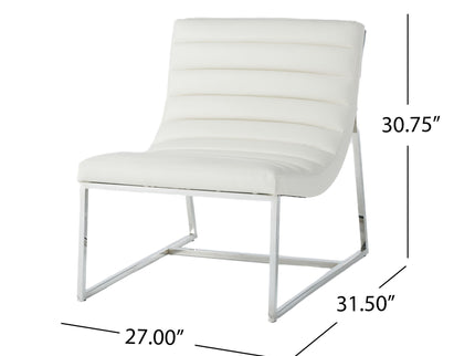 Wilmouth - Roll Occasional Chair - White