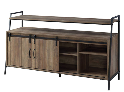 Rashawn - Rustic TV Stand - Oak