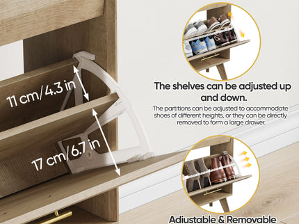 Flip Top Shoe Cabinet