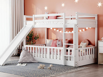Functional Bunk Bed & Convertible Ladder And Slide