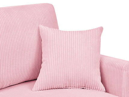 Upholstered Loveseat With Arms And Pillows