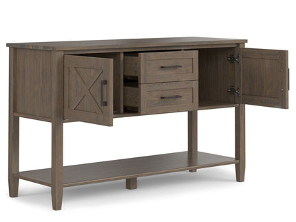 Ela - Console Table - Smoky Brown