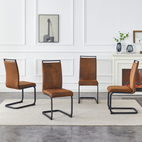 Dining Chairs With Ergonomic Backrest