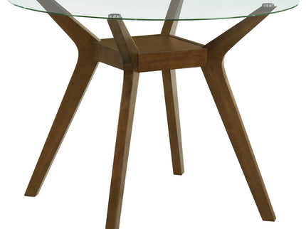 Flynn - Round Counter Height Dining Table - Brown