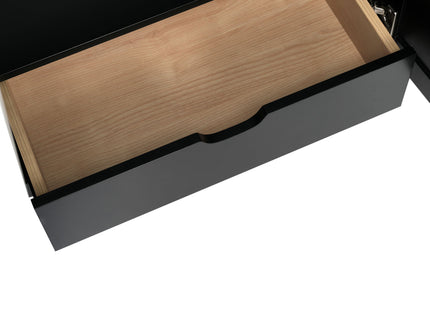 Bathroom Vanity With Sink And Ample Storage, Rectangular Undermount Sink - Black