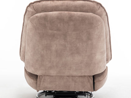 Modern Swivel Gliding Recliner Chair With Rocking Function And Phone Holder, Large Comfortable