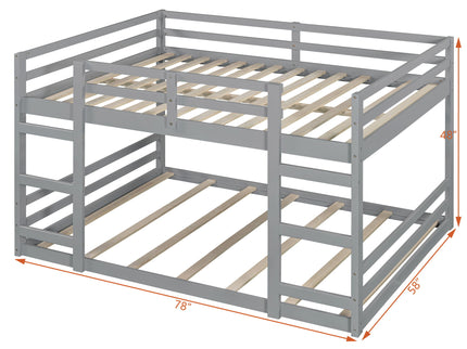 Solid Construction, Bunk Bed With Ladder