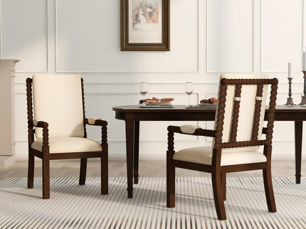 Dining Chairs With Ergonomic Design (Set of 2)