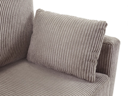 Sleeper Sofa With Foldable Mattress, USB Ports, Side Table & Storage Pocket