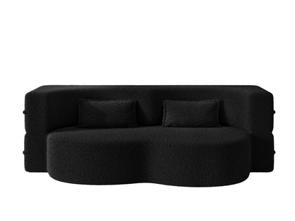 Modern Floor Sofa With 2 Pillows, Twin Size For Living Room