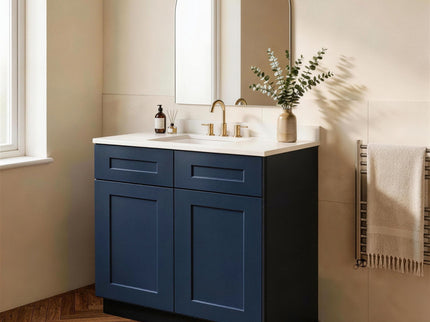 Shaker Base Cabinet With Soft-Close Hinges, Adjustable Shelf