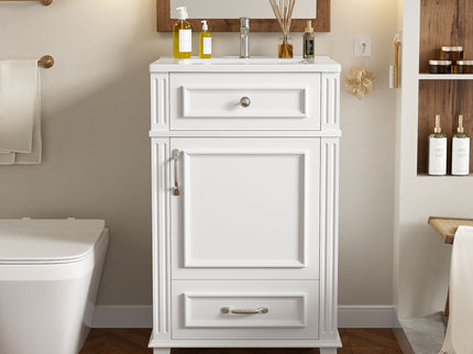 Bathroom Vanity With Sink, Drawer & Soft Closing Door