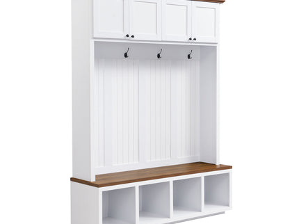 Entryway Hall Tree With Bench And Storage