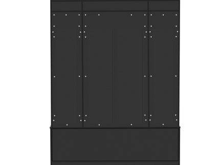 5 In 1 Entryway Bench With Coat Rack, 7 Sturdy Hooks, 2 Spacious Drawers And Adjustable Shelves