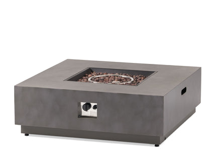 Modern Square Fire Pit With 50, 000 Btu