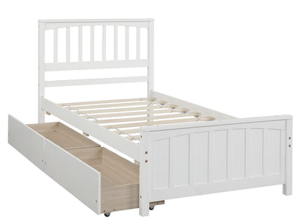 Platform Bed With Two Drawers