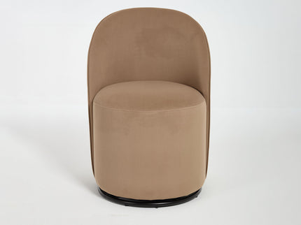 360 Degree Swivel Armless Dining Barrel Chair