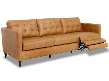 Christopher - Electric Inclining Sofa Left Facing - Tan