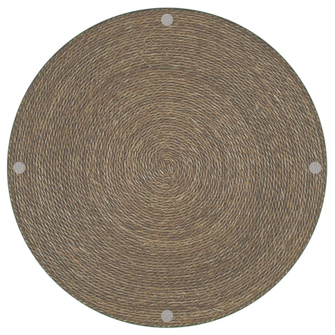 Burma - Round Side Table - Light Brown