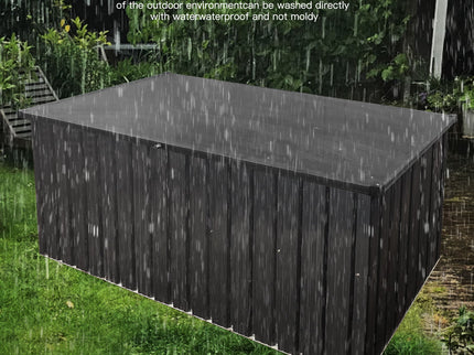 Out Door Metal Storage Box Store Medium - Black