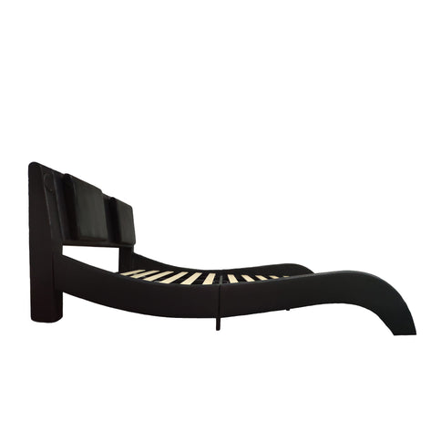 Platform Bed Frame With LED Lighting, tooth Music, Vibration Massage
