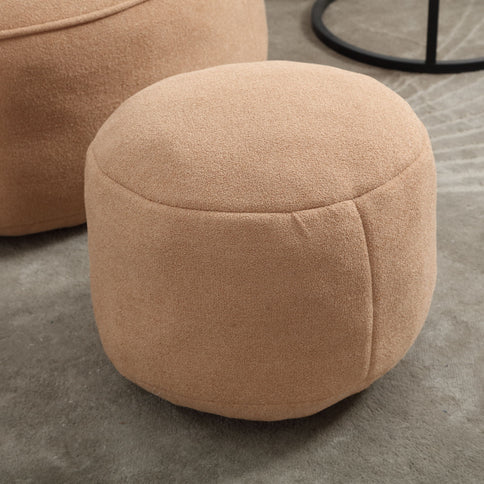 Bedding Bean Bag Sofa Chair High Pressure Foam With Footrest