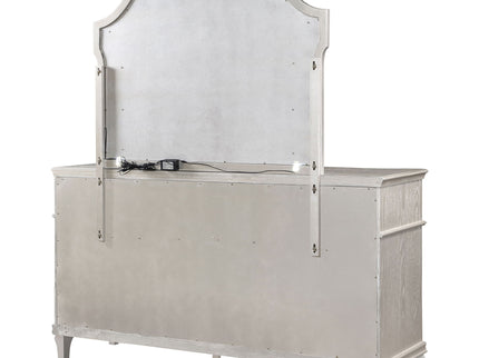 Colwood - 9 Drawer Dresser With Mirror - Silver