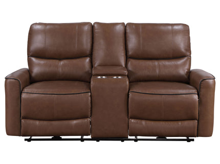 Denson - Power Reclining Loveseat With Console And USB Port