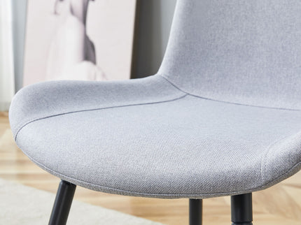 Modern Medieval Style Restaurant Cushioned Chairs With Suede Backrests