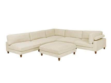 Modern Modular Sectional With Adjustable Back Support