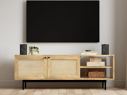 Reeves - TV Media Stand - Natural