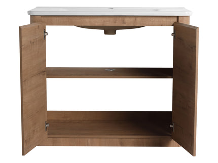 Freestanding Bathroom Vanity With Sink & 2 Soft Close Doors