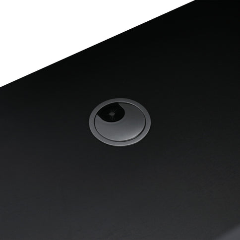 Modern Freestanding Bathroom Vanity With Resin Sink & Soft Close Cabinet Doors